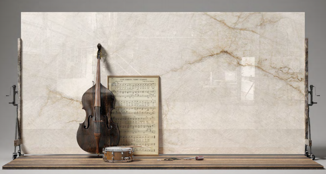 Taj Mahal Porcelain Slab for Worktops