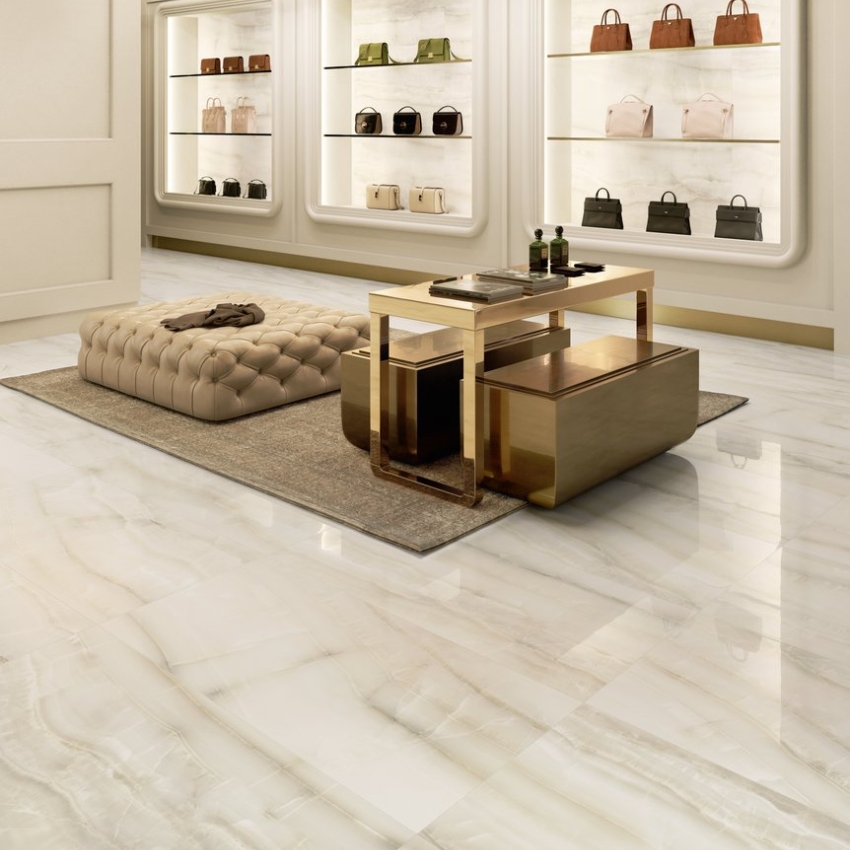 pearl cream onyx floor store shop