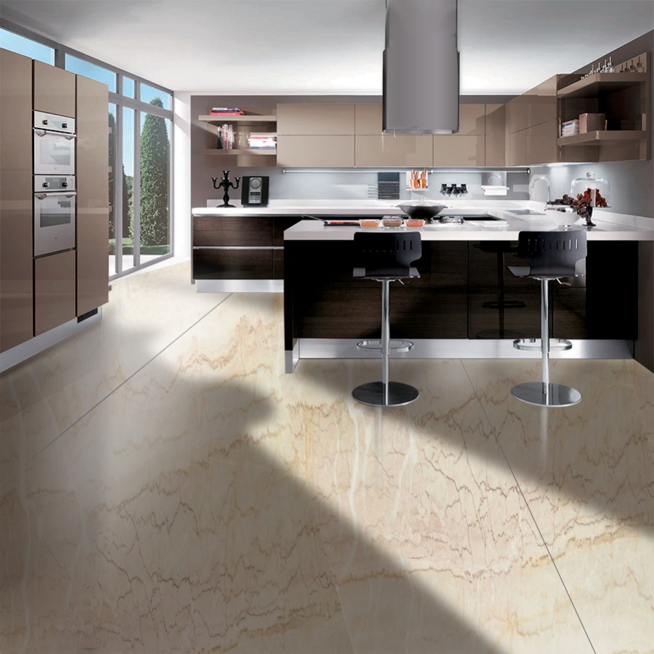 Arctic Selas Beige Onyx kitchen Ivyspace