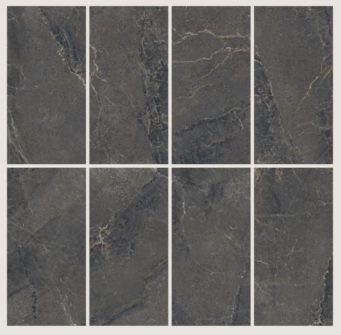 Aversa Dark Stone Effect Porcelain Tiles Grip finish IvySpace