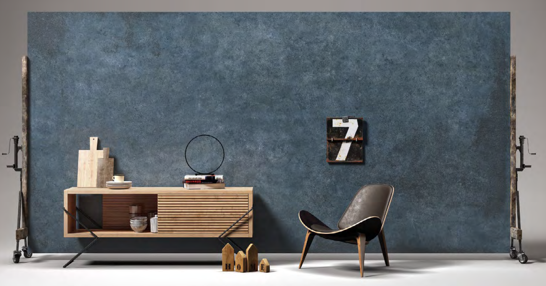 Blue Fossil Slabs 162x324cm