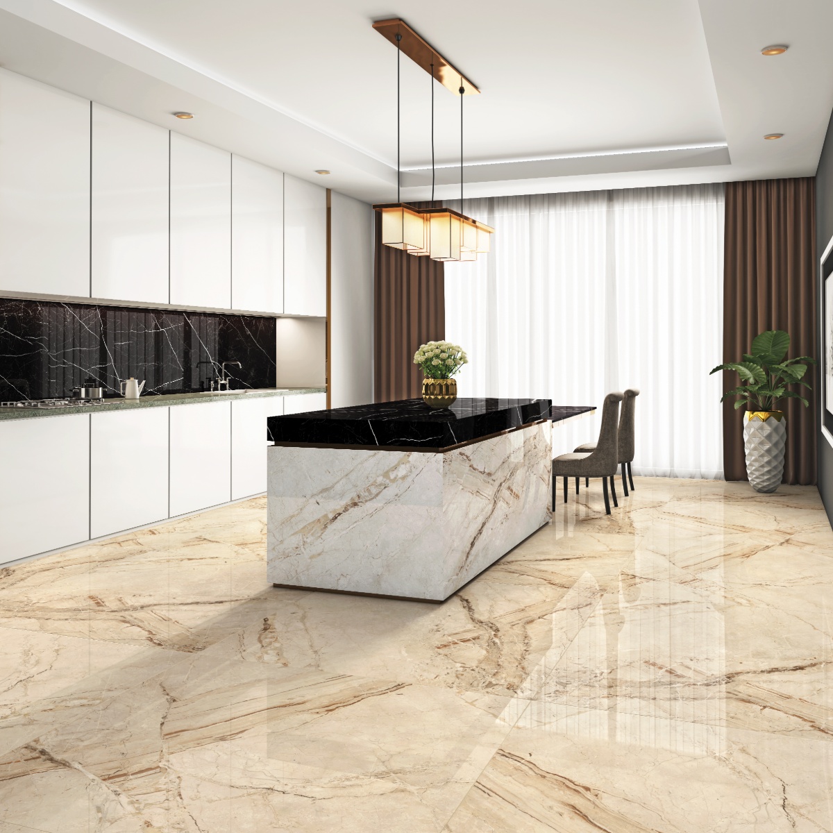 Breccia Aurora 120x120cm