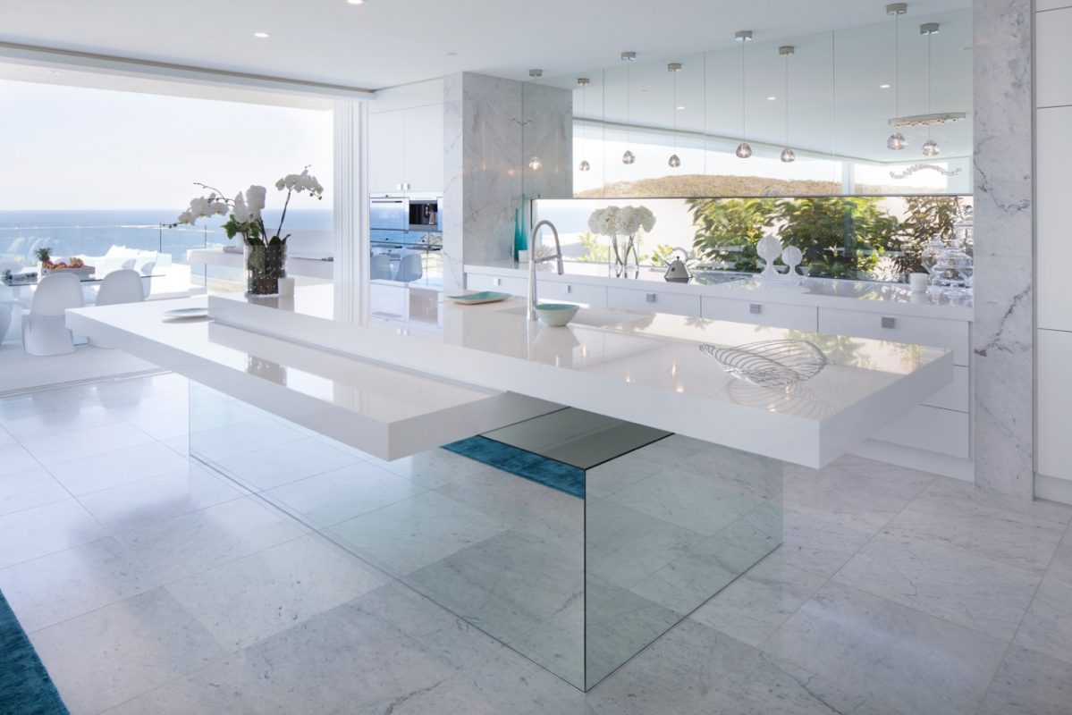 Carrara White Marble Kitchen IvySpace