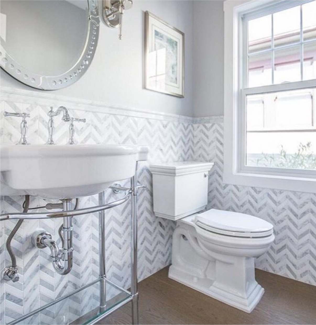 chevron white marble carrara bathroom thassos lais for walls