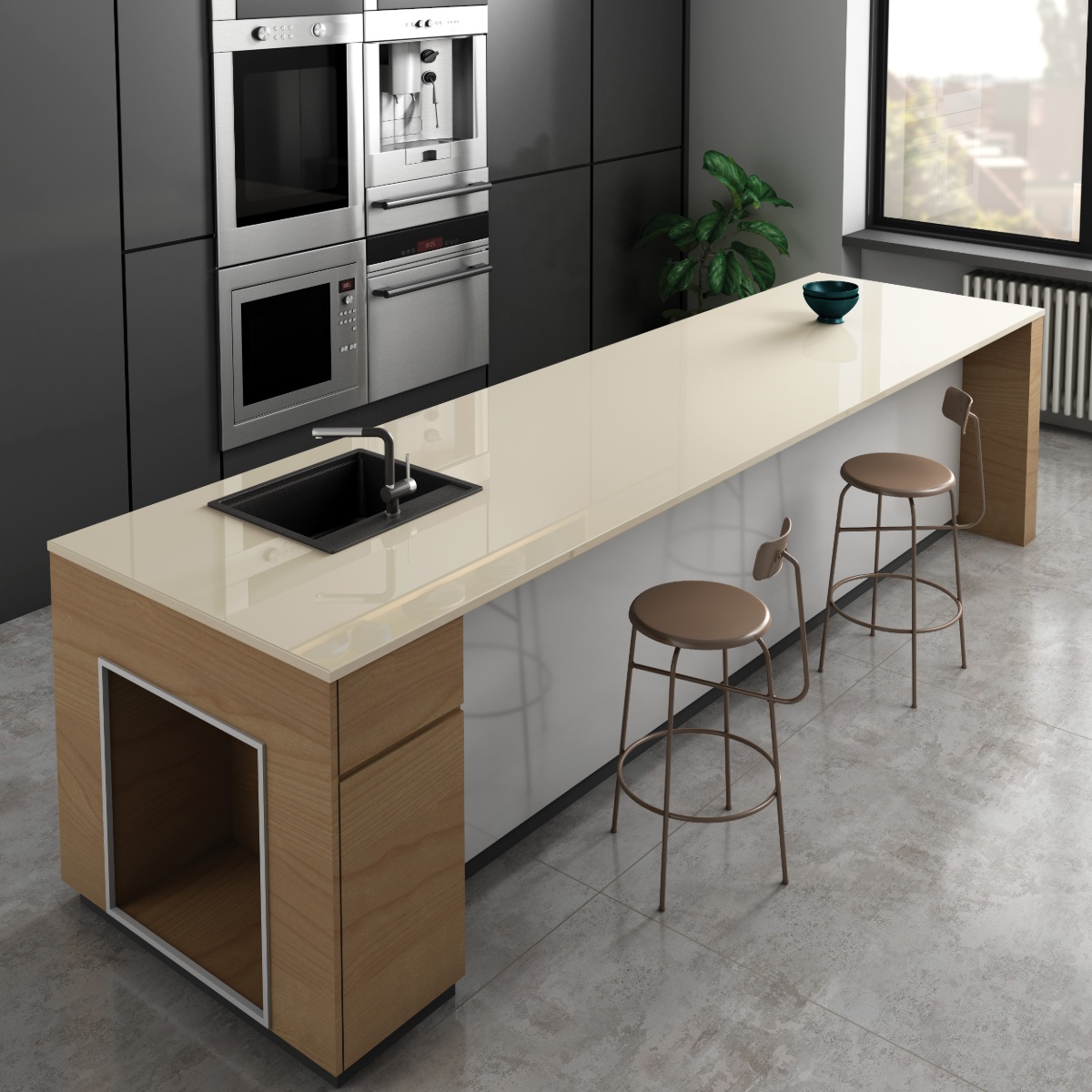 Crema Ivory 80x240cm