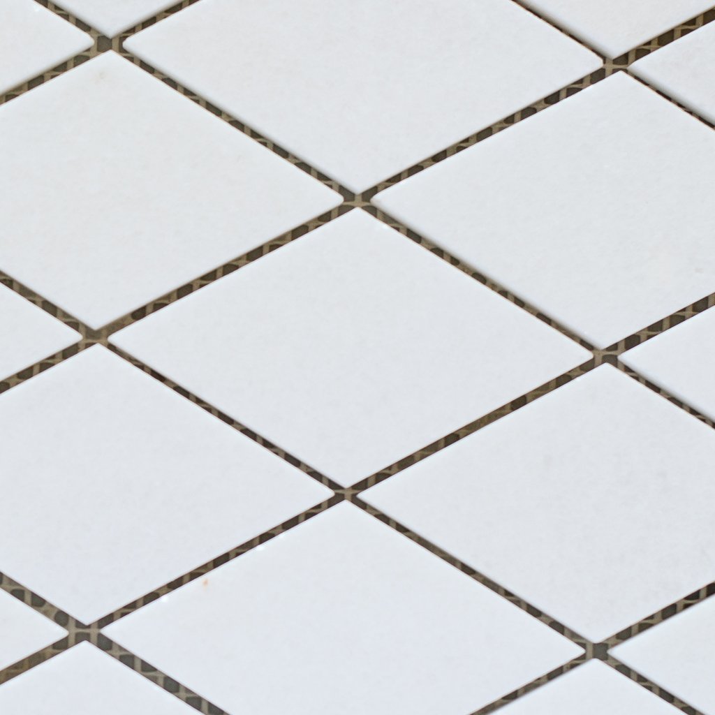 Diamond Thassos Mosaic Marble Ivyspace