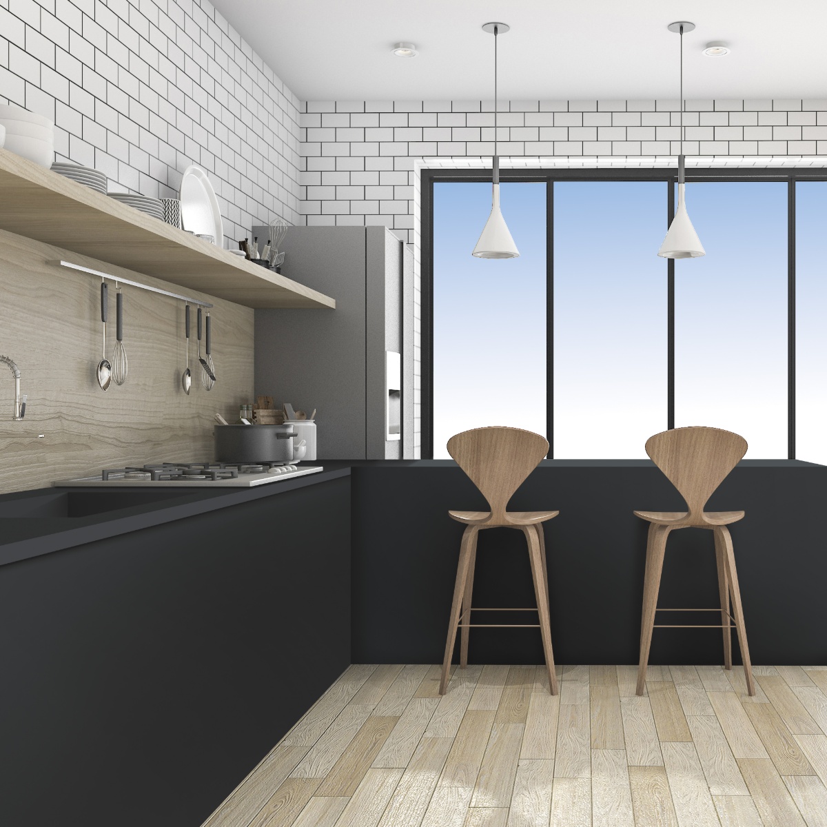 Grafito Black 80x240cm