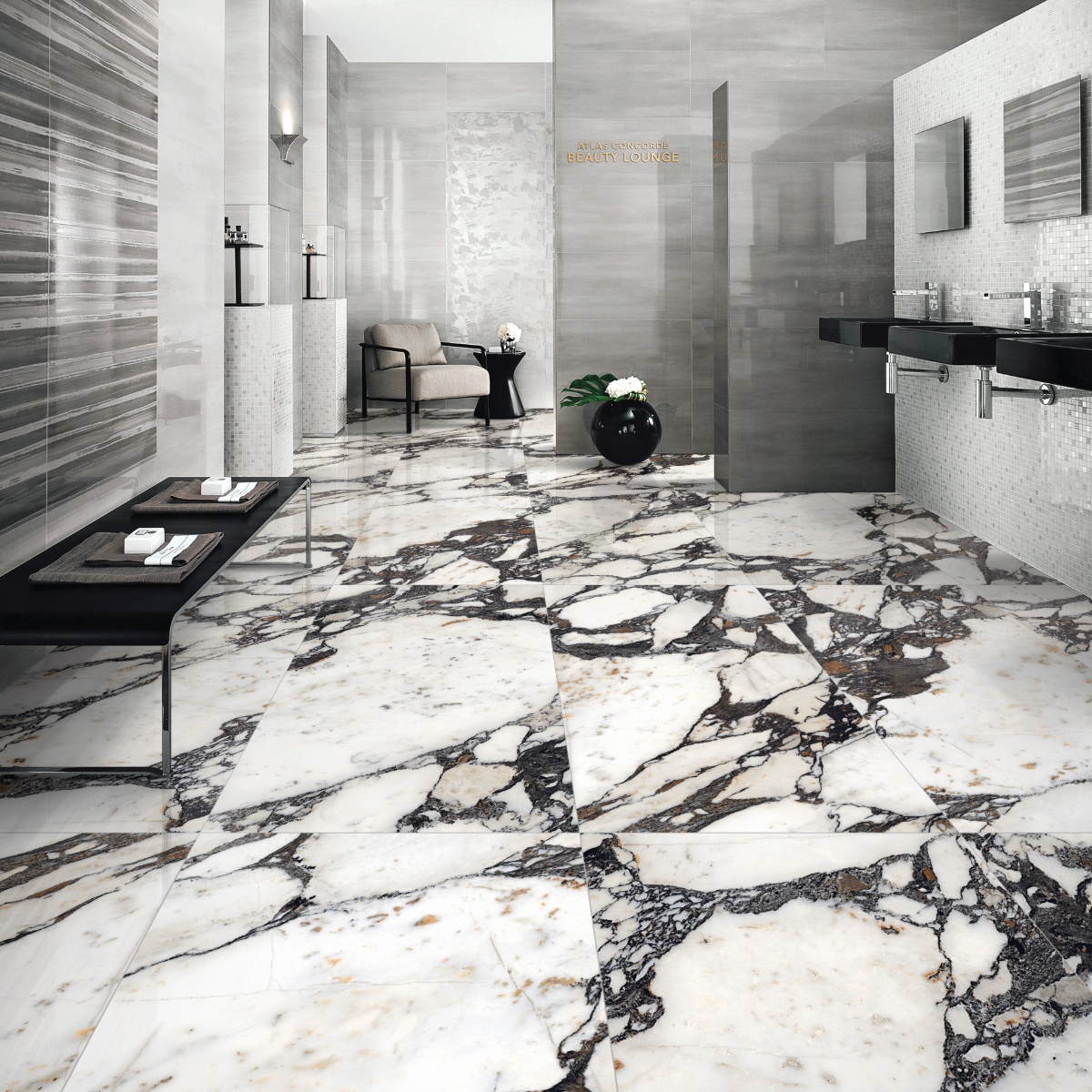 Impact Satvario Porcelain Tiles Living Room Ivyspace