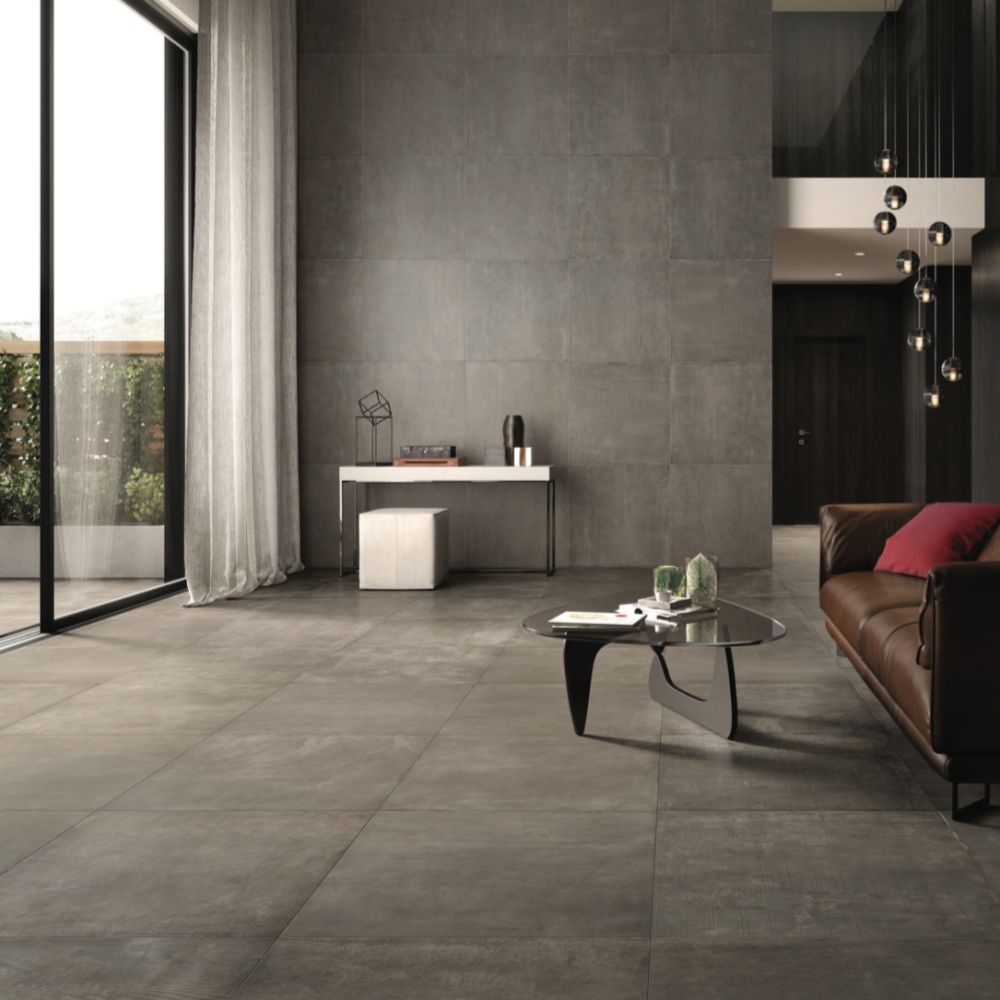 Industrial Cerene Porcelain Tiles for Living Room Walls and Floors