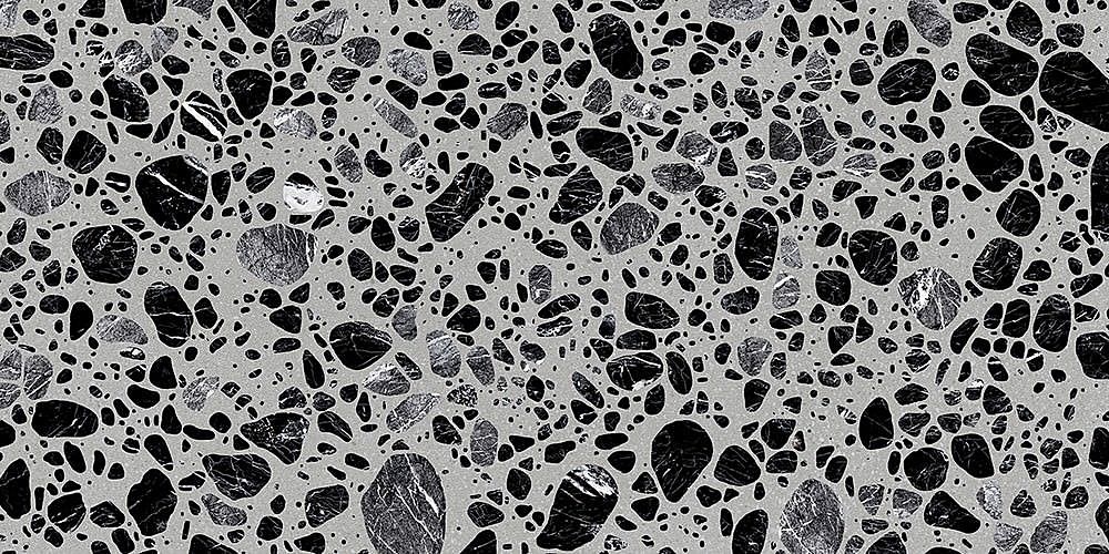Modica Pop Grey Terrazzo Effect Porcelain Tiles IvySpace