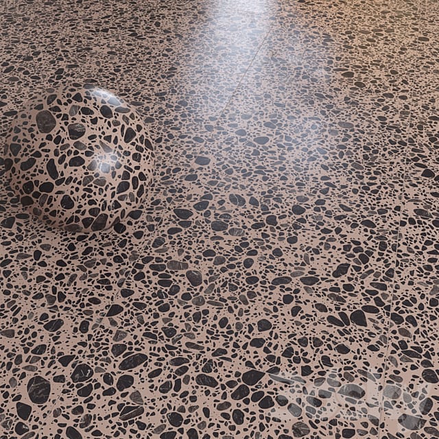 Modica Pop Pink Terrazzo Effect Porcelain Tiles IvySpace