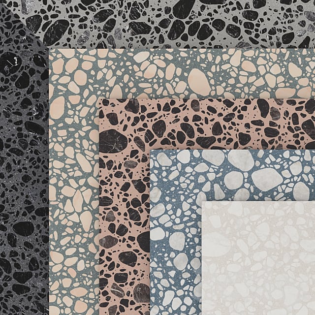 Modica Pop Terrazzo Effect Porcelain Tiles IvySpace
