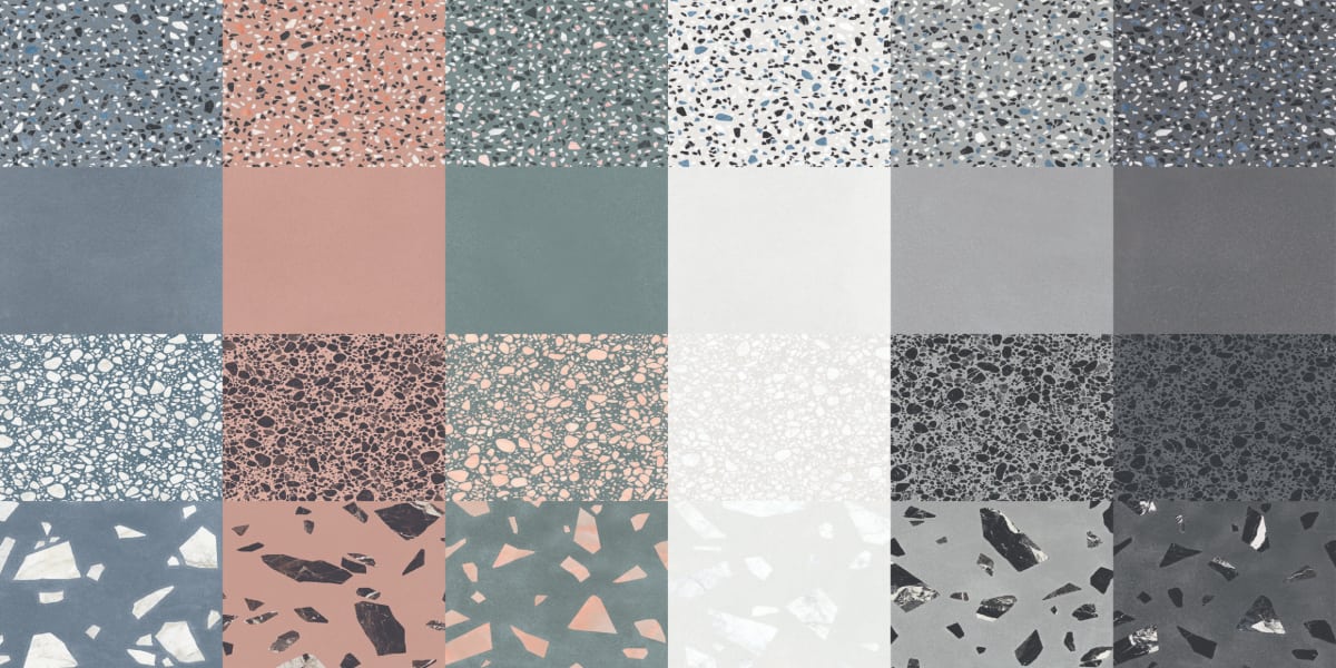 Modica Terrazzo Effect Porcelain Tiles IvySpace