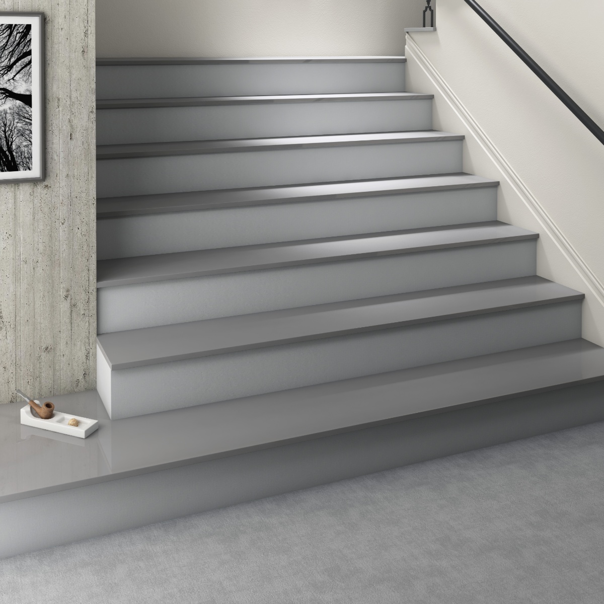 Orra Grey 800 x 2400mm Porcelain Worktops Tiles IvySpace