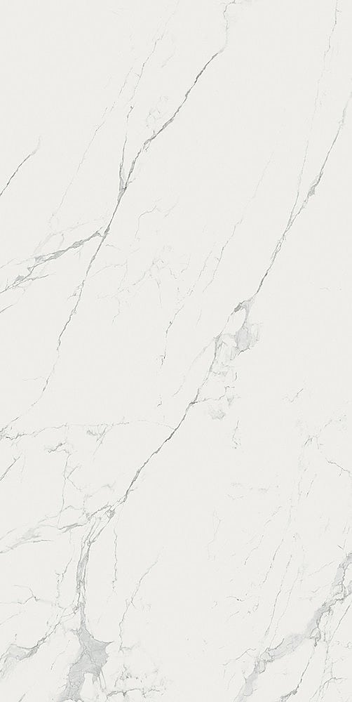 White and Grey Marble Effect Porcelain Tiles IvySpace