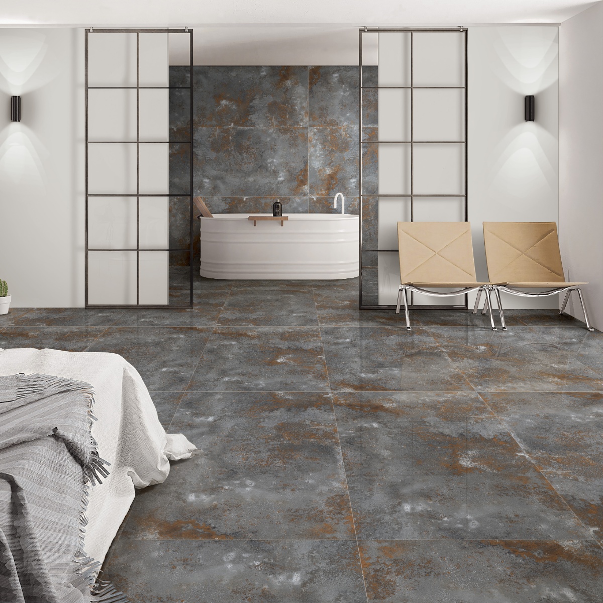 Rockgloss Copper 80x160cm