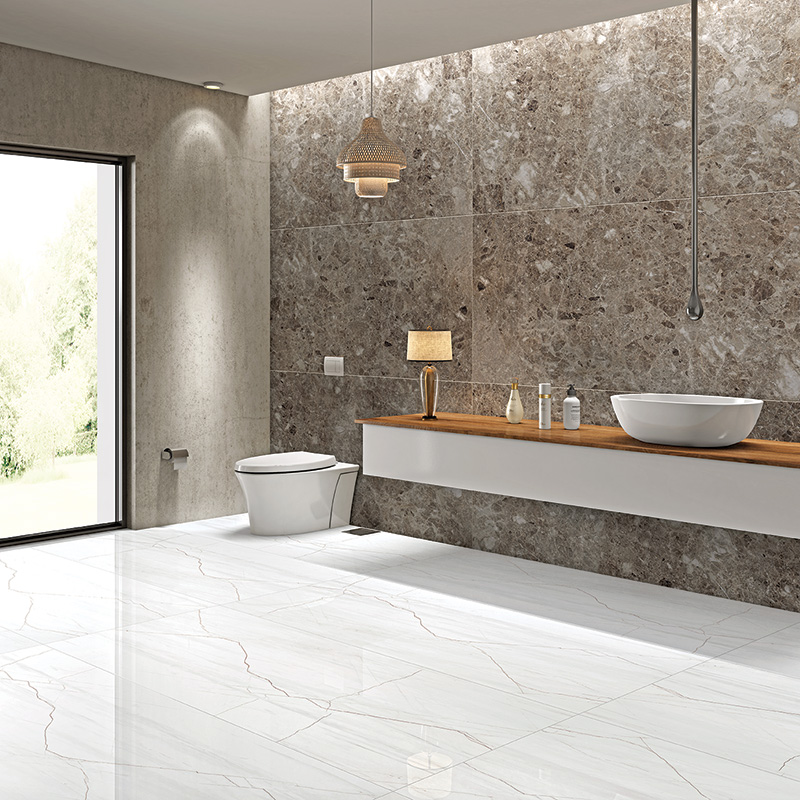 Romantic Statuario 80x160cm White/Cream Bathroom Ivyspace