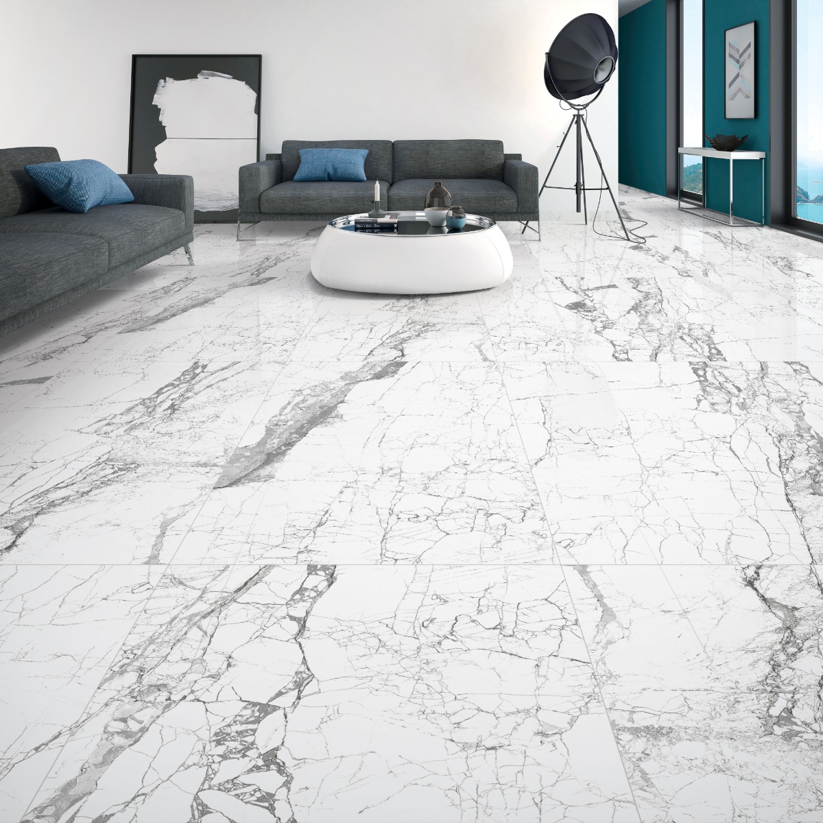 Rosalia White 80x160cm Living Room Ivyspace