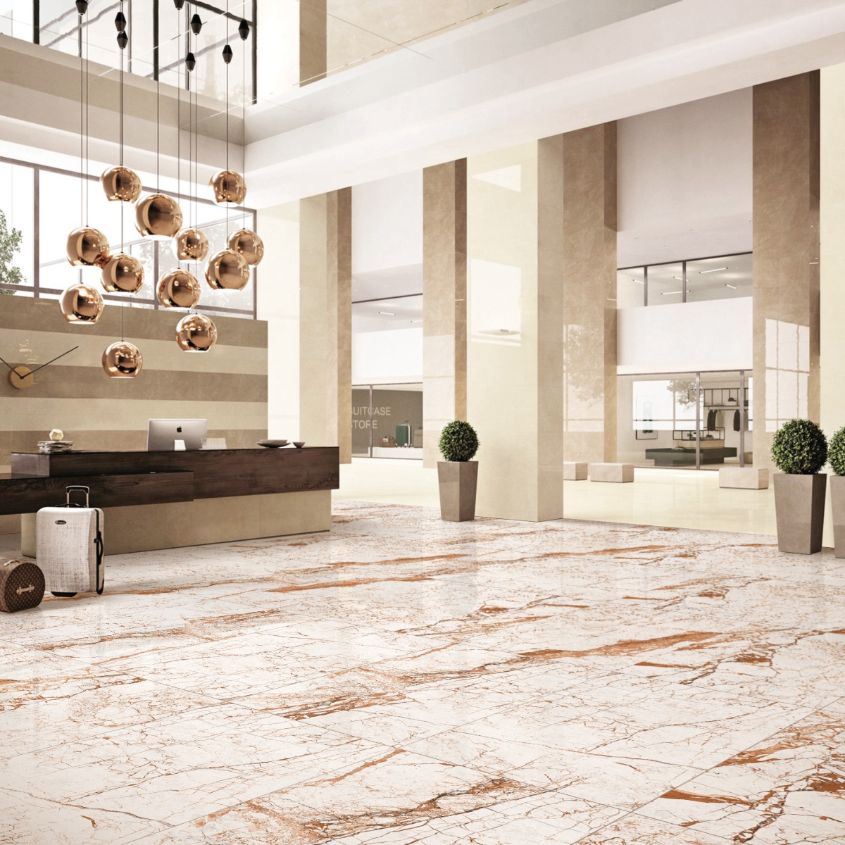 Rosalia Brown 80x160cm Living Room Ivyspace