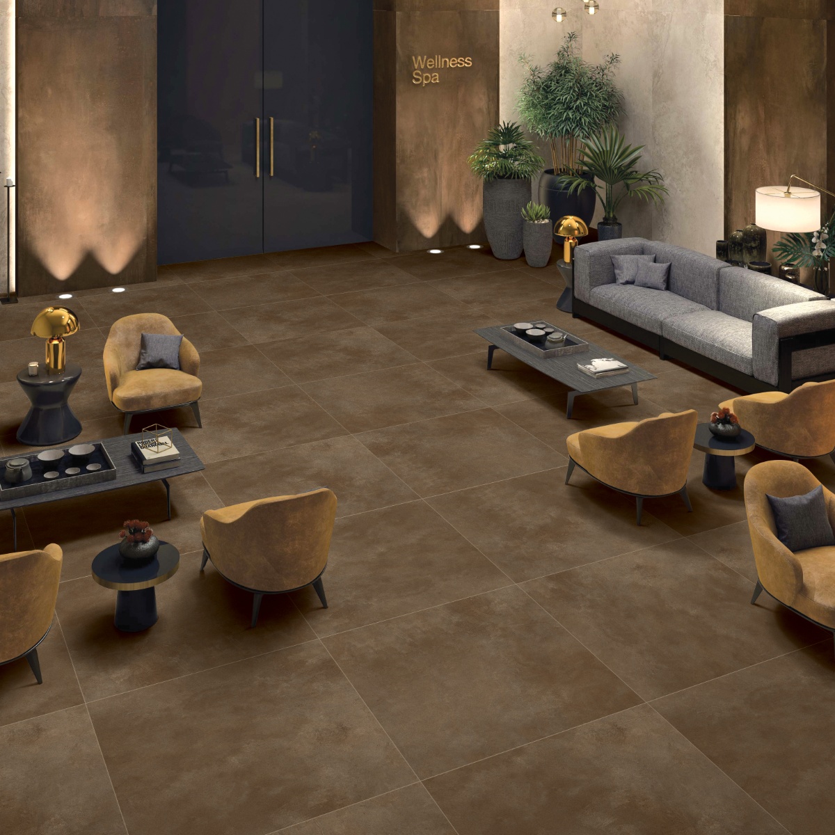 Sandune Cafe 1200 x 1200mm Porcelain Living Room Tiles IvySpace