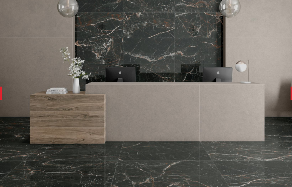 St Laurent Marble effect luxury porcelain tiles