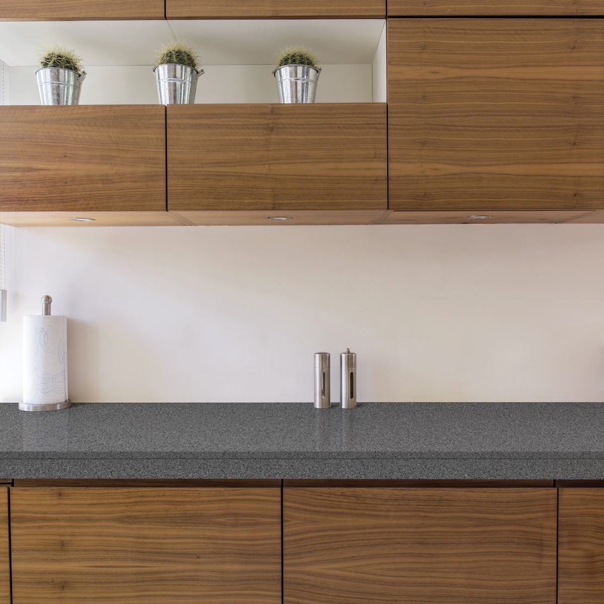 Terrazzo Gray 800 x 2400mm Porcelain Worktops Tiles Kitchen IvySpace