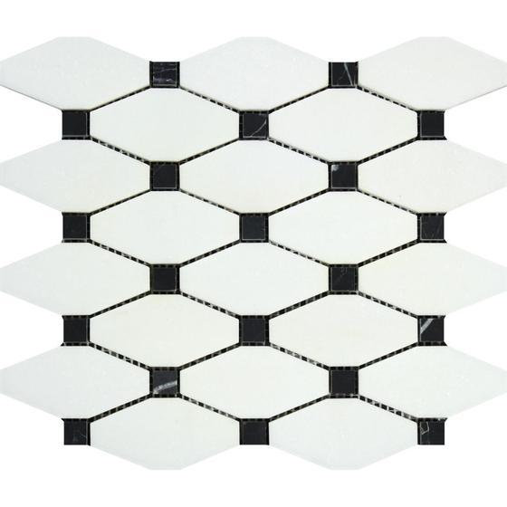 Octagon Long Thassos Black 