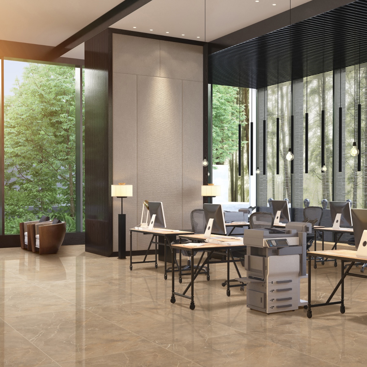 Titanium Brown 80x160cm Commercial Ivyspace