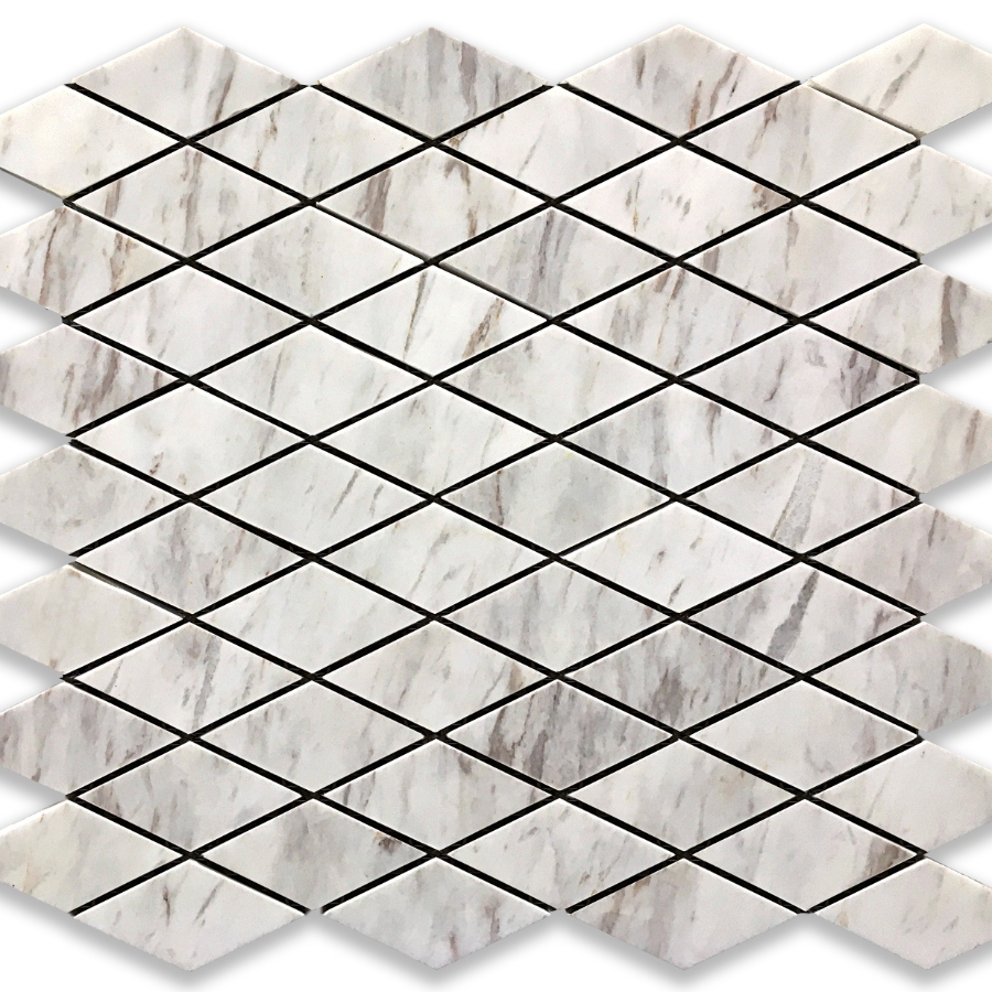 Diamond Volakas Marble Mosaic Ivyspace