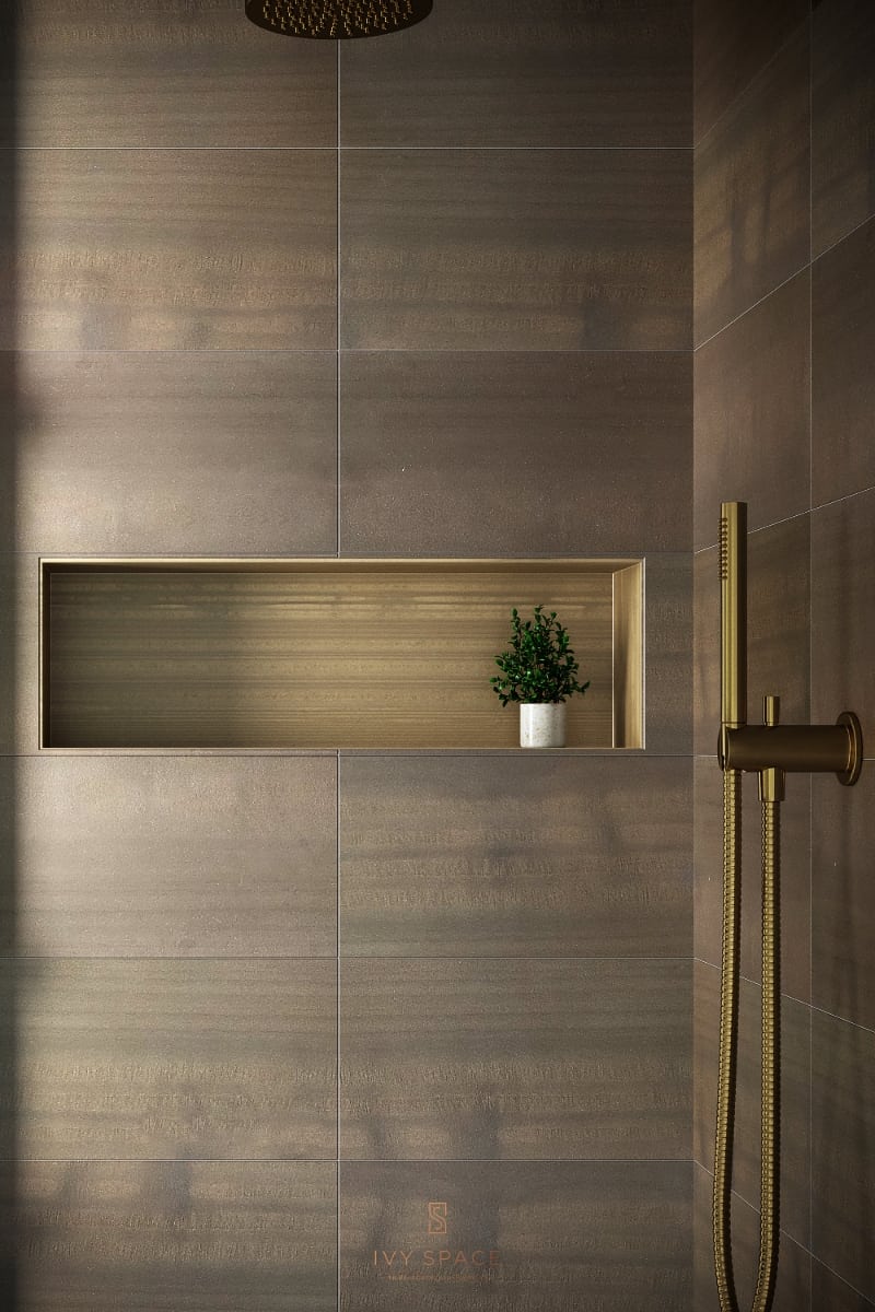 Zebra Brey Brown/Grey Limestone Bathroom Ivyspace