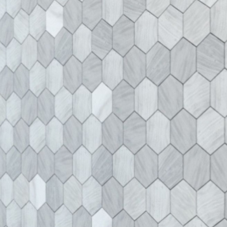 Hexagon Zebrino Grey Wall Ivyspace